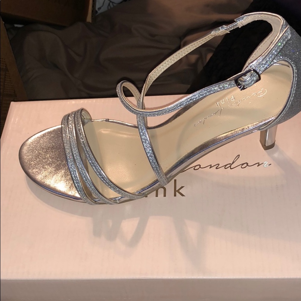 New Paradox London Pink Silver Sandal